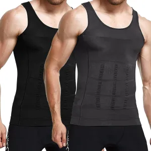 2 Pack Men's Workout Tank Tops Quick Dry Breathable Bodybuilding Gym Muscle Cut Shirt Moisture Wicking Sleeveless Vest