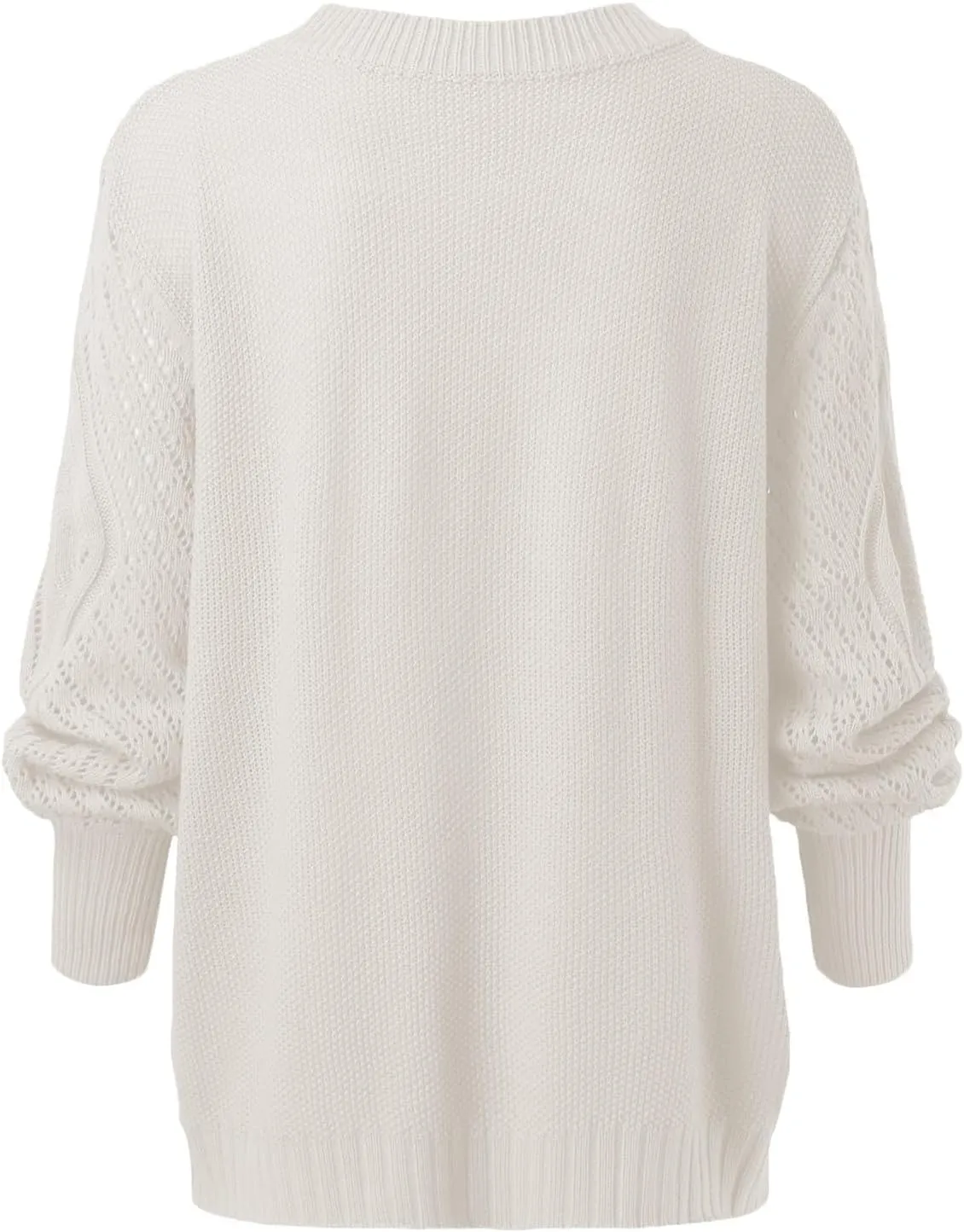 2024 Women's Pullover Autumn and Winter Solid Color Girls Daily Casual Fashion Knit Long Sleeve Sweater