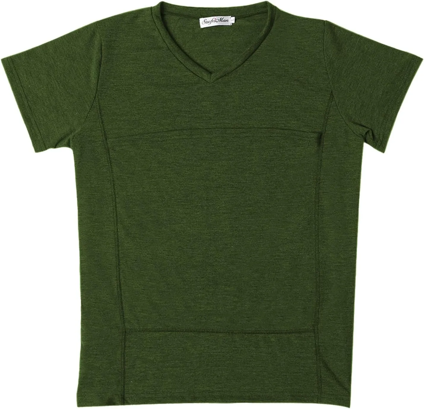 2PCS Kangaroo Shirt for Dad V Neck Short Sleeve Kangaroo T Shirts for Men Skin to Skin T-Shirt with Pocket