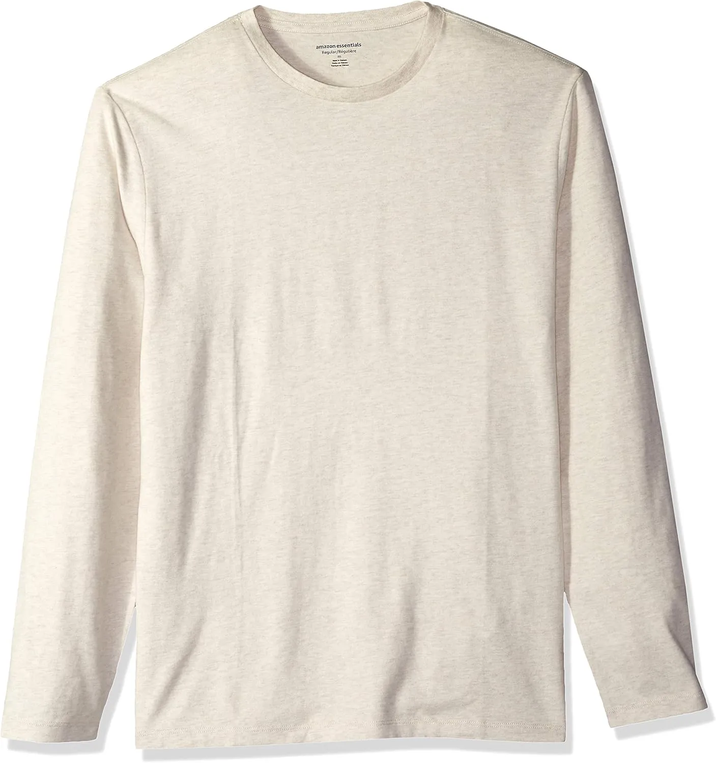 Amazon Essentials Men's Regular-Fit Crewneck T-Shirts, Long-Sleeve