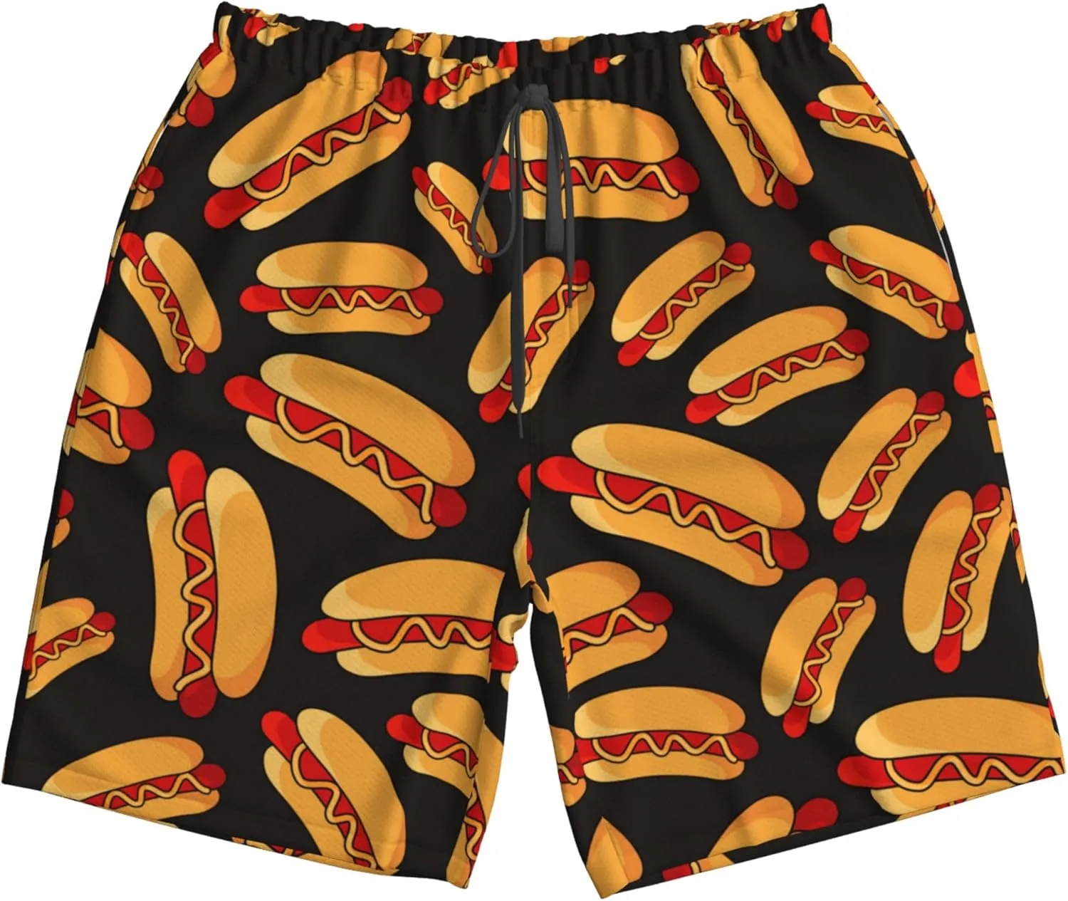 AMRANDOM Mens Shorts Casual Drawstring Shorts Summer Beach Wear
