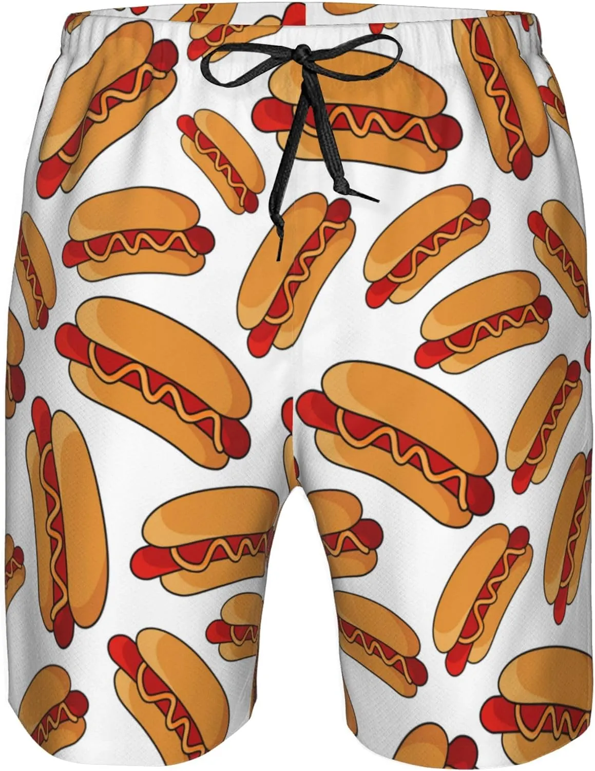 AMRANDOM Mens Shorts Casual Drawstring Shorts Summer Beach Wear