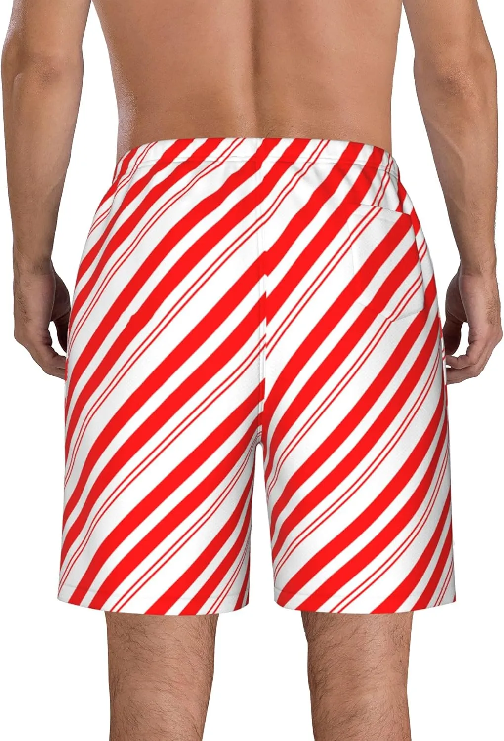 AMRANDOM Mens Shorts Casual Drawstring Shorts Summer Beach Wear