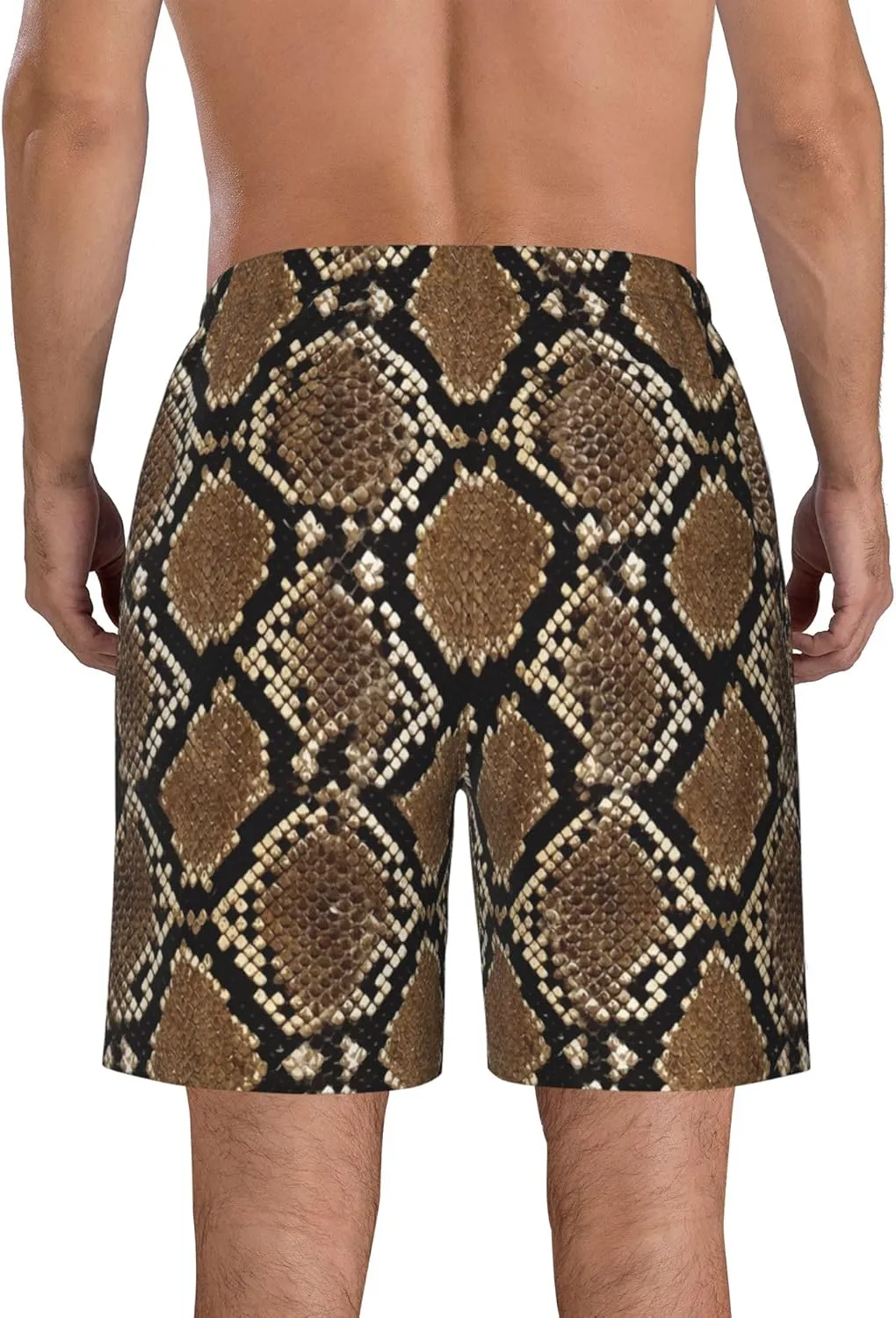 AMRANDOM Mens Shorts Casual Drawstring Shorts Summer Beach Wear
