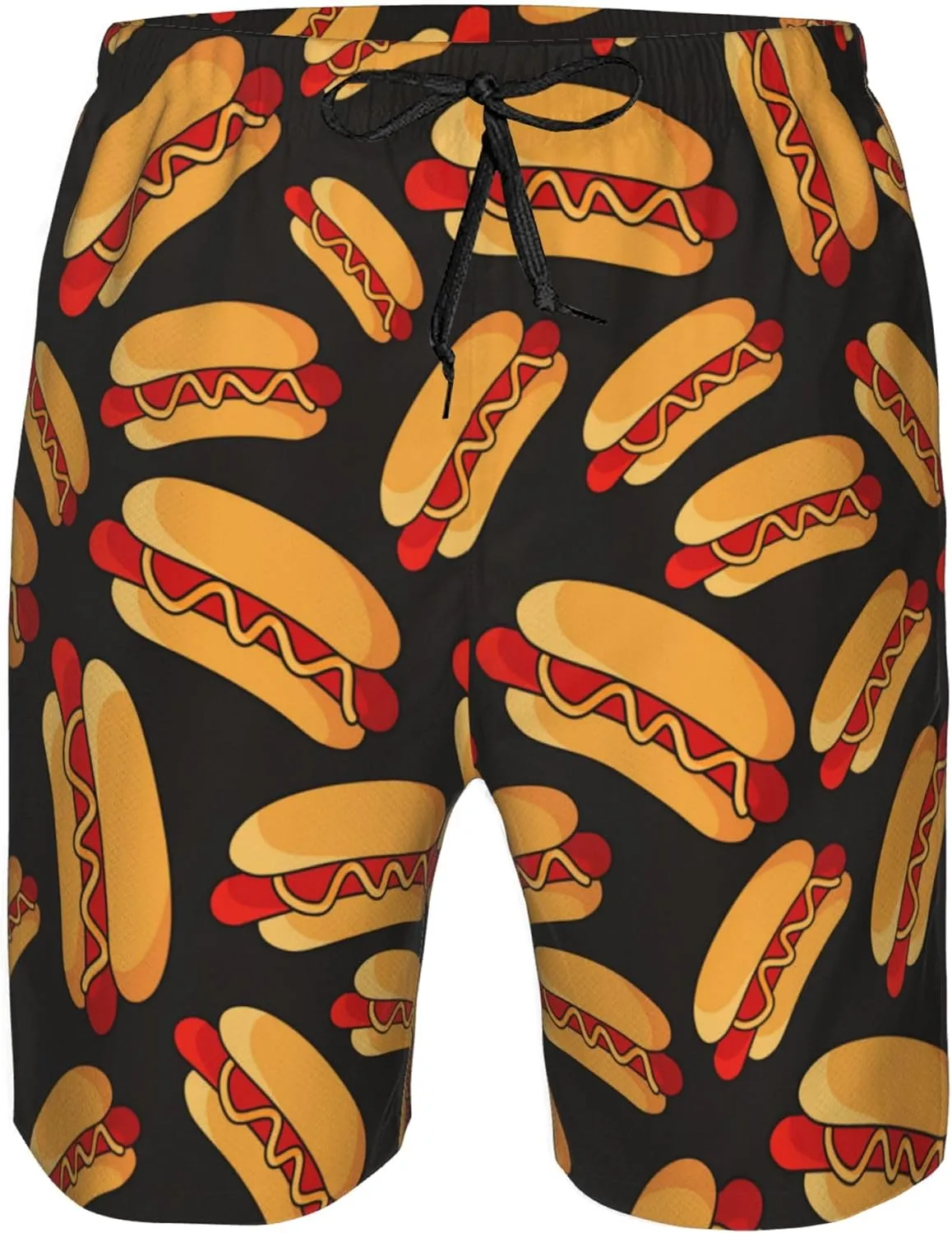 AMRANDOM Mens Shorts Casual Drawstring Shorts Summer Beach Wear