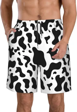 AMRANDOM Mens Shorts Casual Drawstring Shorts Summer Beach Wear