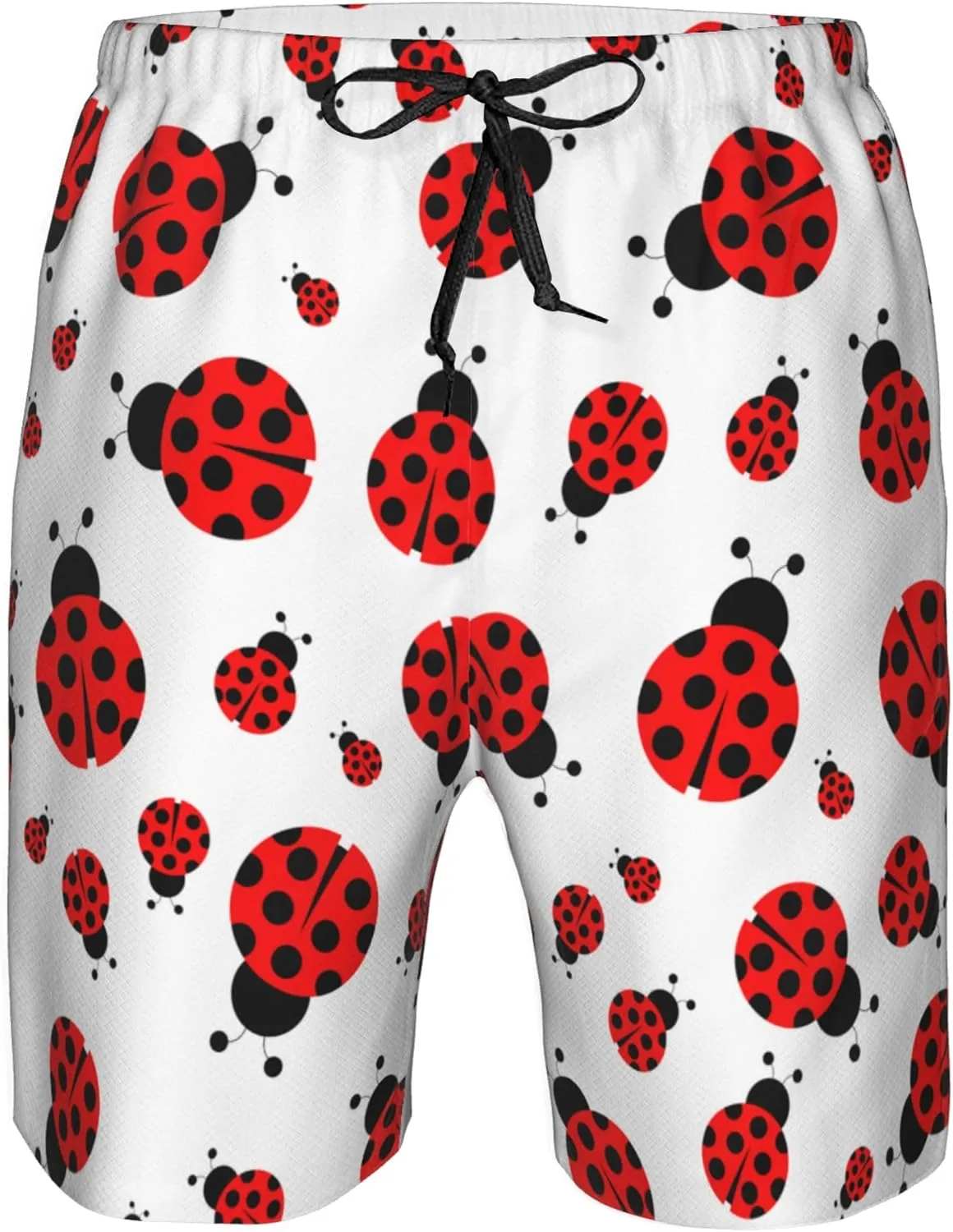 AMRANDOM Men's Shorts Casual Drawstring Summer Beach Shorts