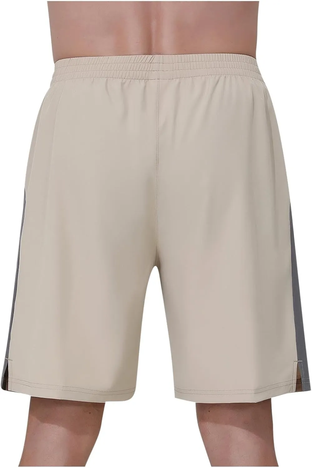 Binmer Men's Athletic Running Shorts Quick Dry Gym Workout Short Pants Casual Drawstring Elastic Waist Shorts for Running