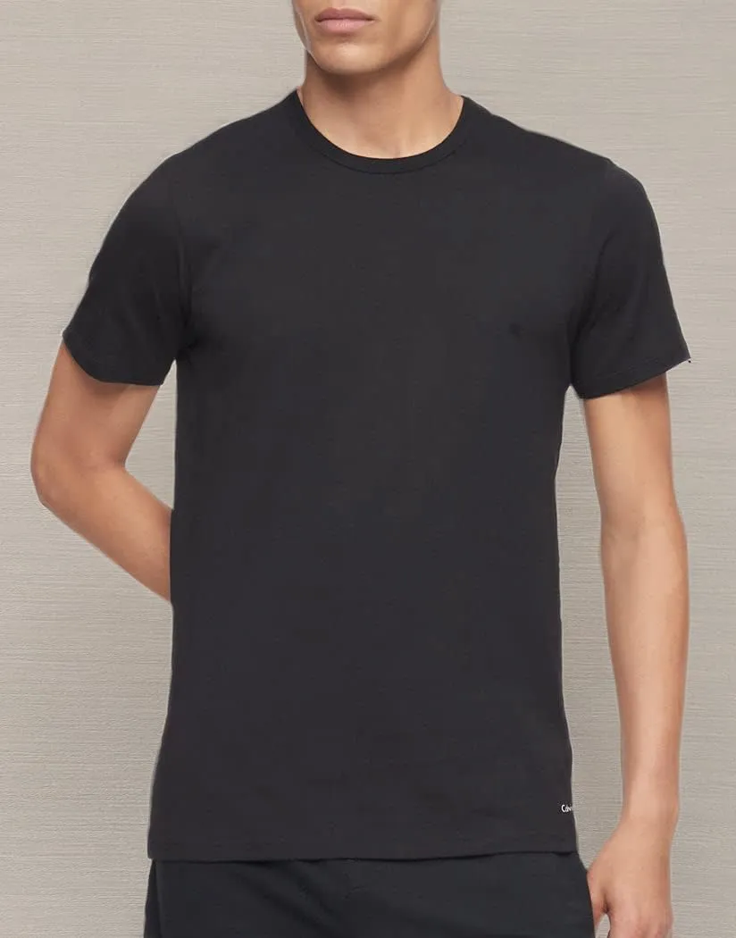 Calvin Klein Men's Cotton Slim Fit Crew Neck T-Shirts