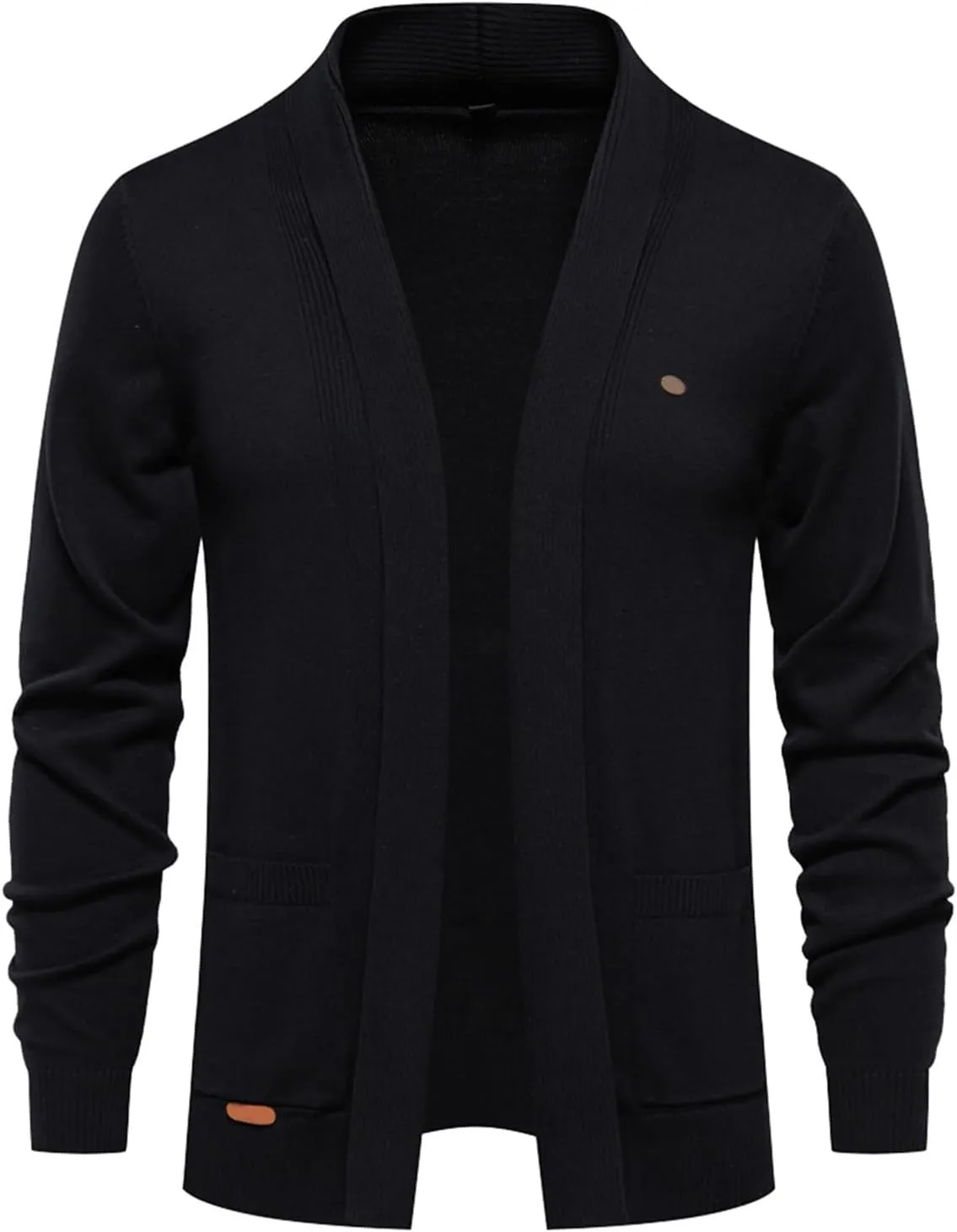 Cardigan Men, Men's Casual Stand Collar Cardigan Button Down Cable Knitted Sweater Regular Fit Fall Winter Cardigans
