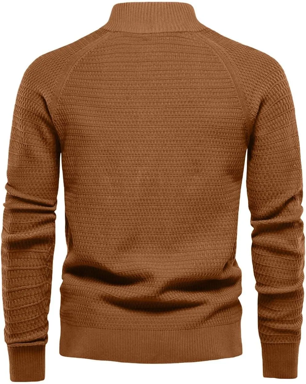 Cardigan Sweaters for Men Button Down Open Front Cardigan Stand Collar Sweater Vintage Cable Knit Sweater