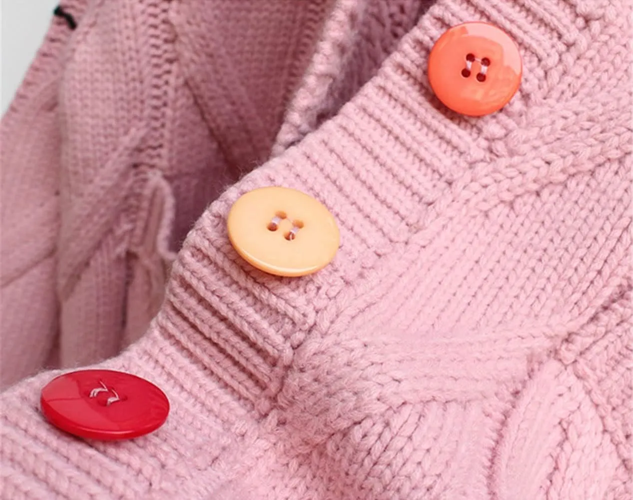 Cardigan Sweaters for Women Cable Knit Cardigan Oversized Button Up Sweaters V Neck Casual Winter Coats with Pockets