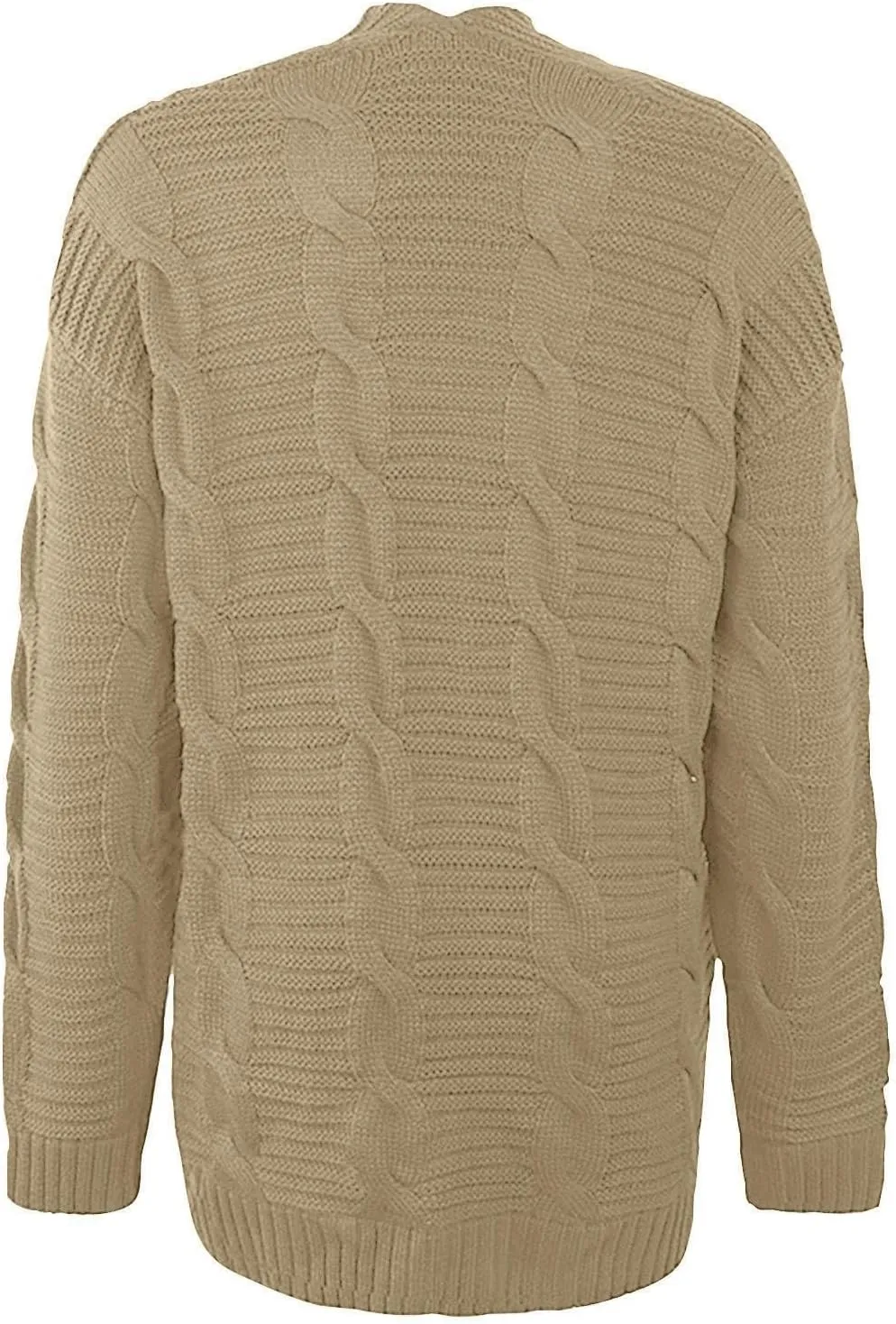 Cardigan Sweaters for Women Cable Knit Oversized Cardigans Aesthetic Open Front Chunky Cardigan Sweaters with Pockets
