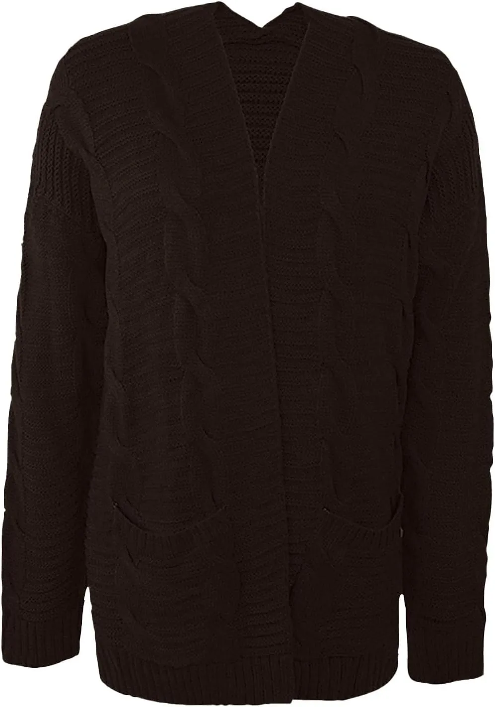 Cardigan Sweaters for Women Cable Knit Oversized Cardigans Aesthetic Open Front Chunky Cardigan Sweaters with Pockets