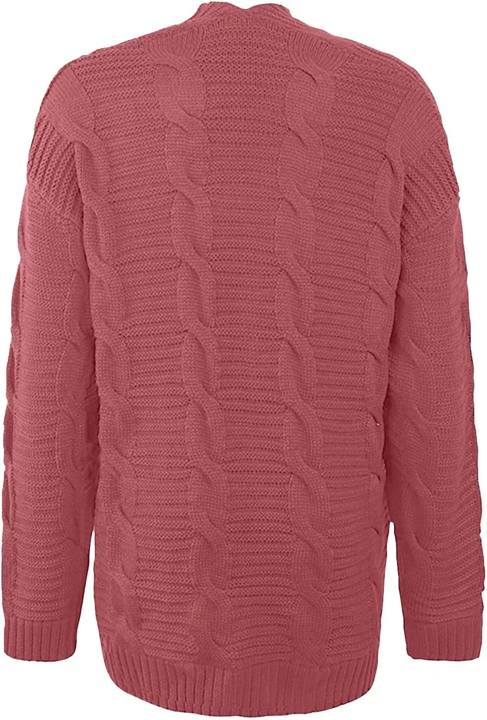 Cardigan Sweaters for Women Cable Knit Oversized Cardigans Aesthetic Open Front Chunky Cardigan Sweaters with Pockets