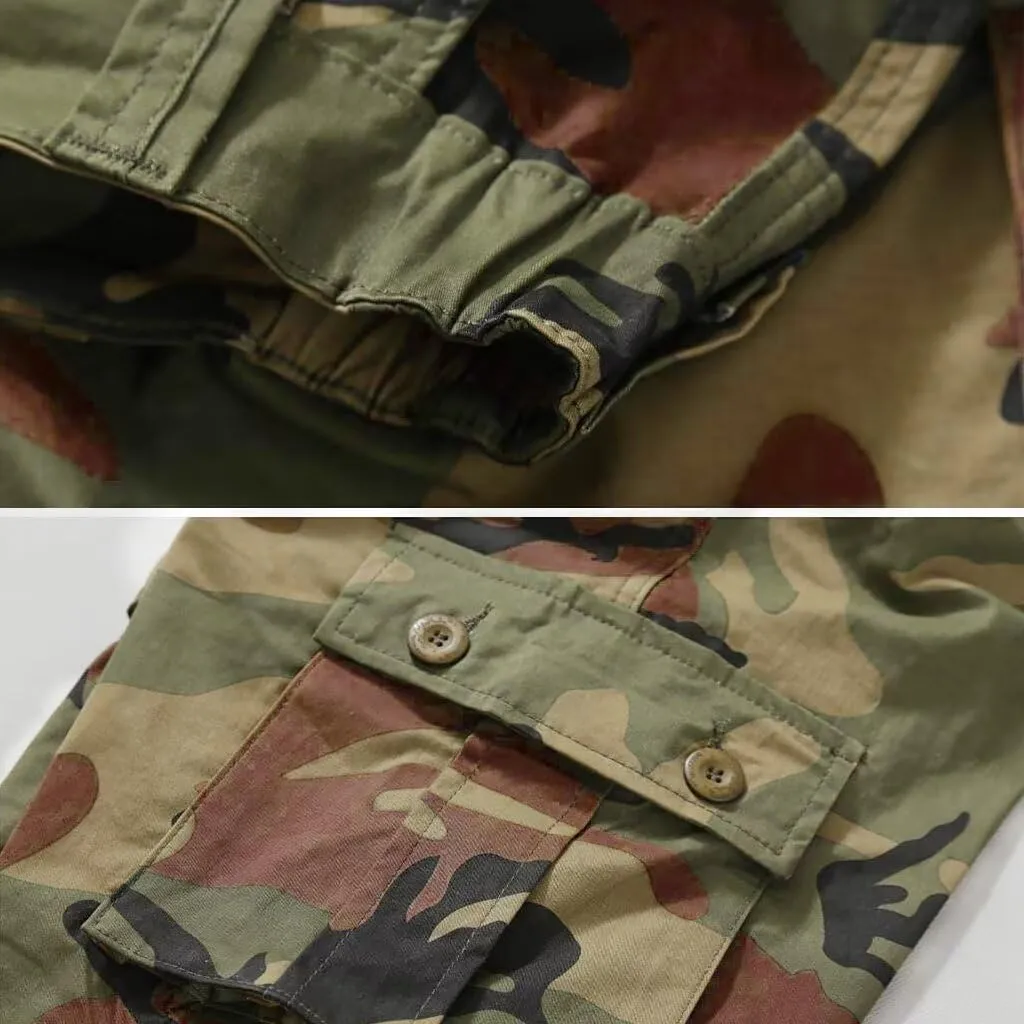 Cargo Pants Women Baggy Camo Tactical Pants Straight Leg Casual Y2K Work Trousers with 9 Pockets