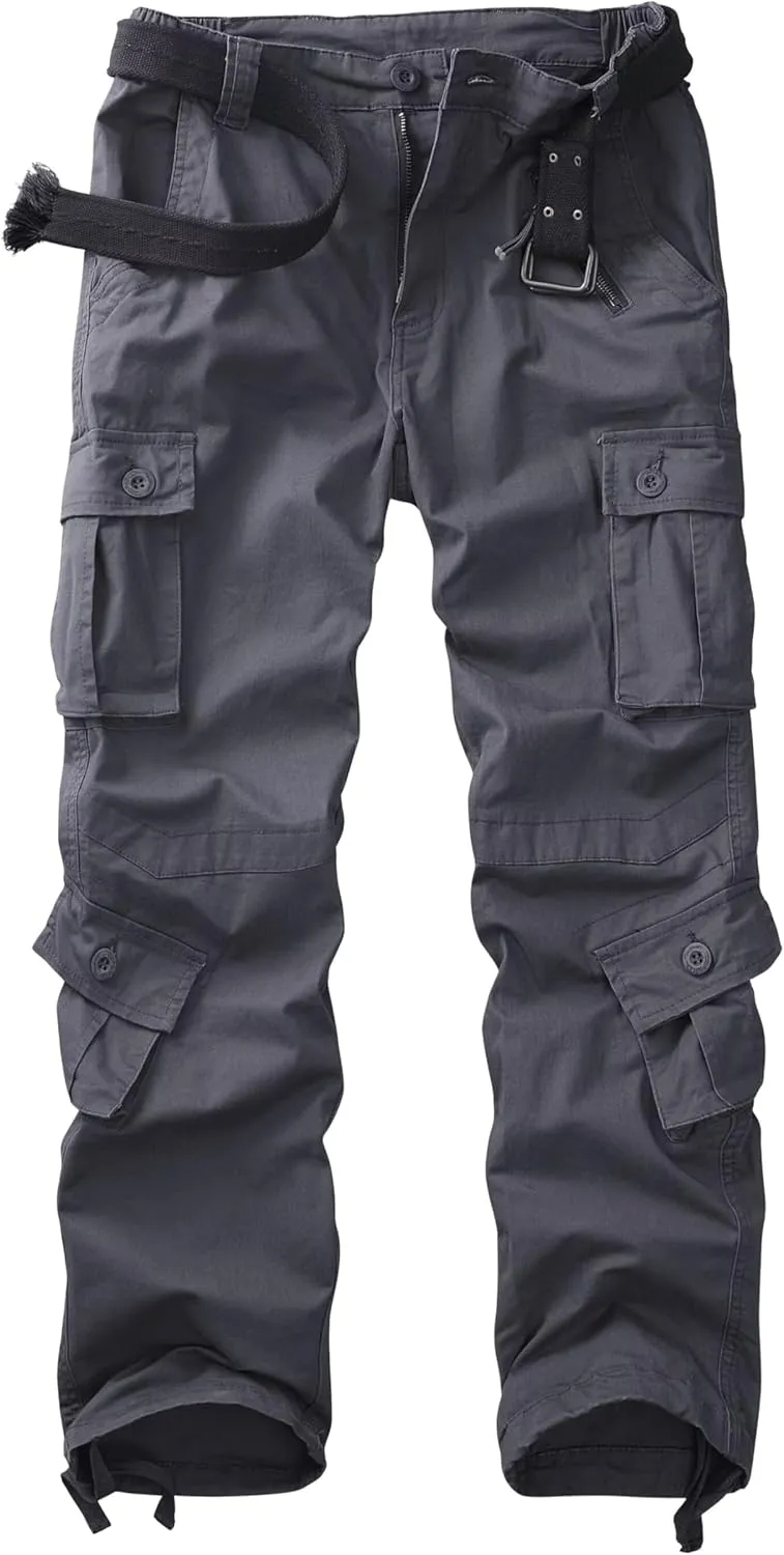 Cargo Pants Women Baggy Camo Tactical Pants Straight Leg Casual Y2K Work Trousers with 9 Pockets