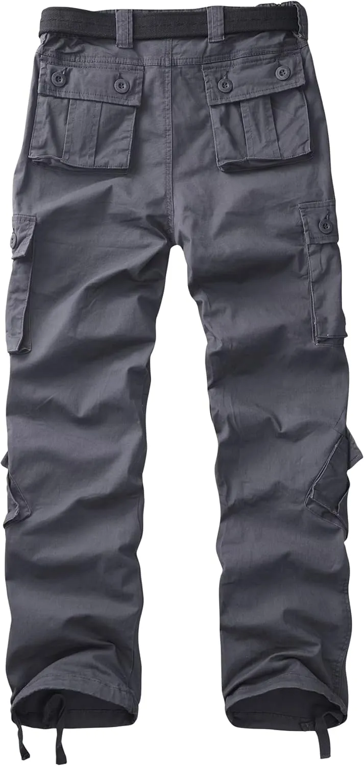 Cargo Pants Women Baggy Camo Tactical Pants Straight Leg Casual Y2K Work Trousers with 9 Pockets