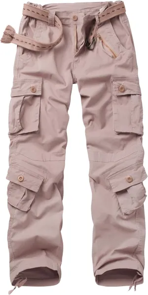 Cargo Pants Women Baggy Camo Tactical Pants Straight Leg Casual Y2K Work Trousers with 9 Pockets