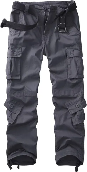 Cargo Pants Women Baggy Camo Tactical Pants Straight Leg Casual Y2K Work Trousers with 9 Pockets