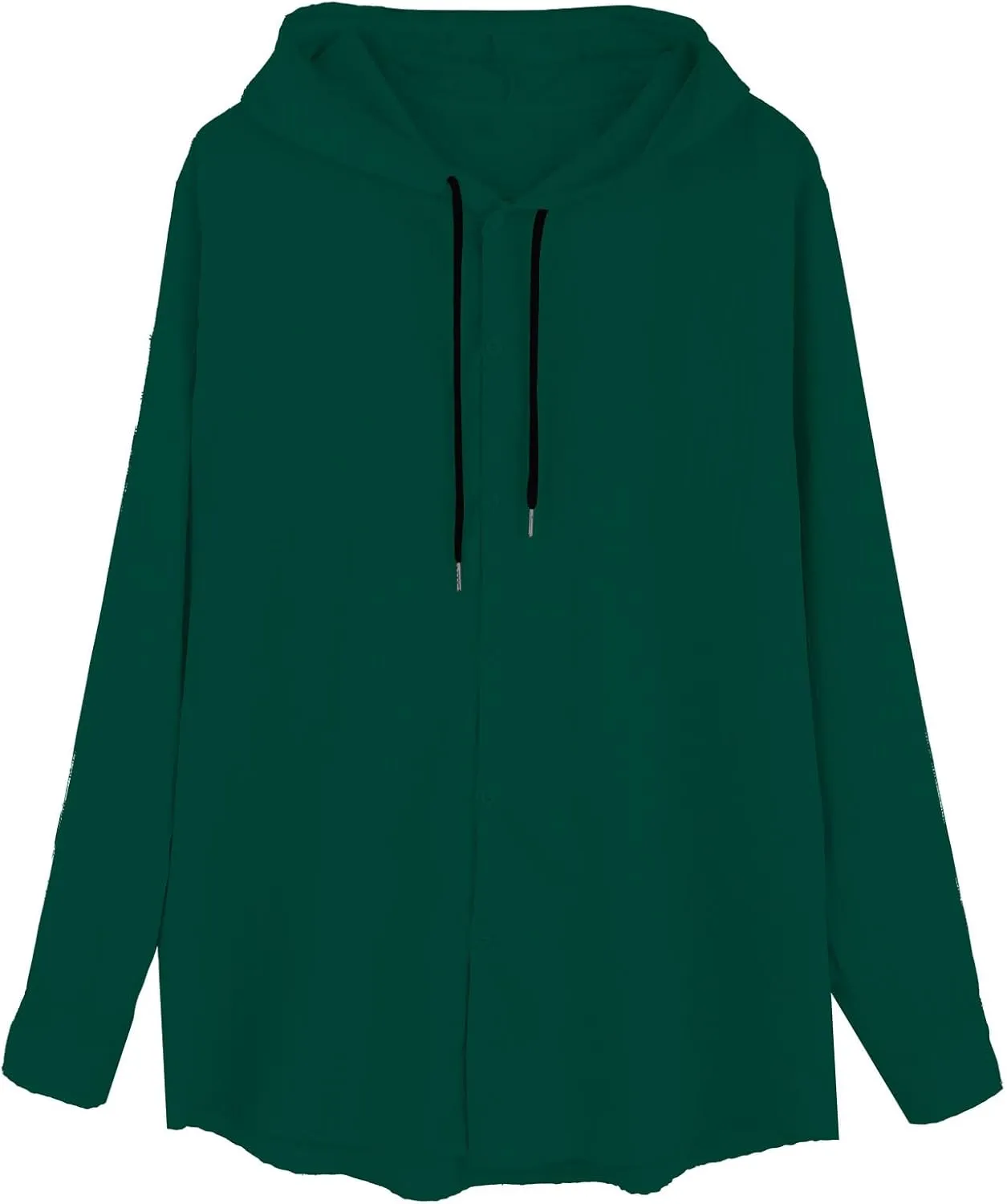 Cotton Linen Hoodies for Men Casual Long Sleeve Lightweight Breathable Button Down Hooded Sweatshirts Beach Yoga Tops