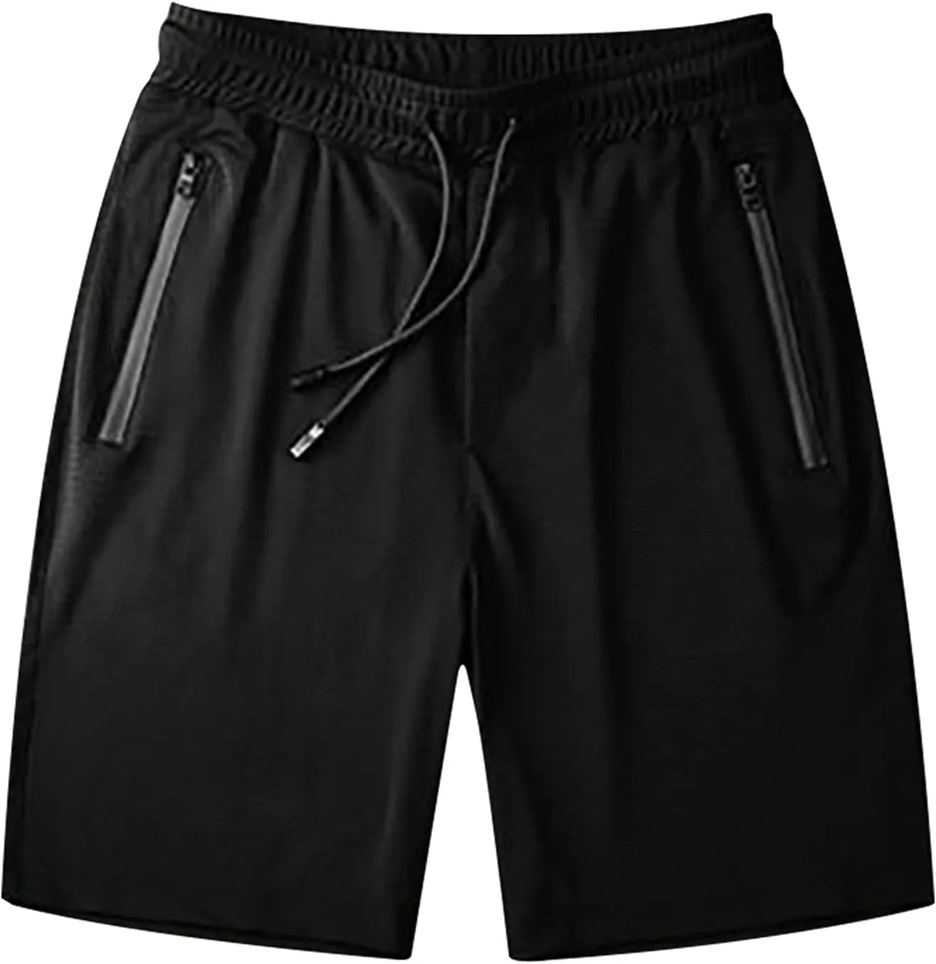 Cotton Shorts for Men Big and Tall Shorts Lightweight Gym Shorts Elastic Waist Shorts Drawstring Shorts with Pockets