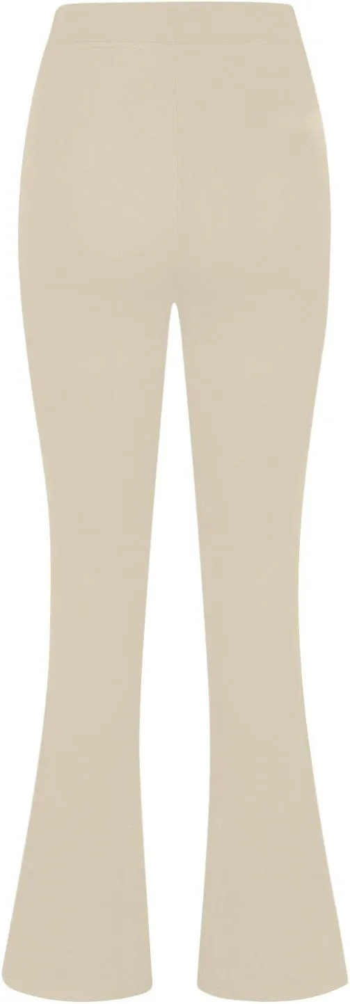 Dress Pants Women Tummy Control Workout Yoga Pants Business Casual High Waist Bootcut Work Pants Lounges with Pockets