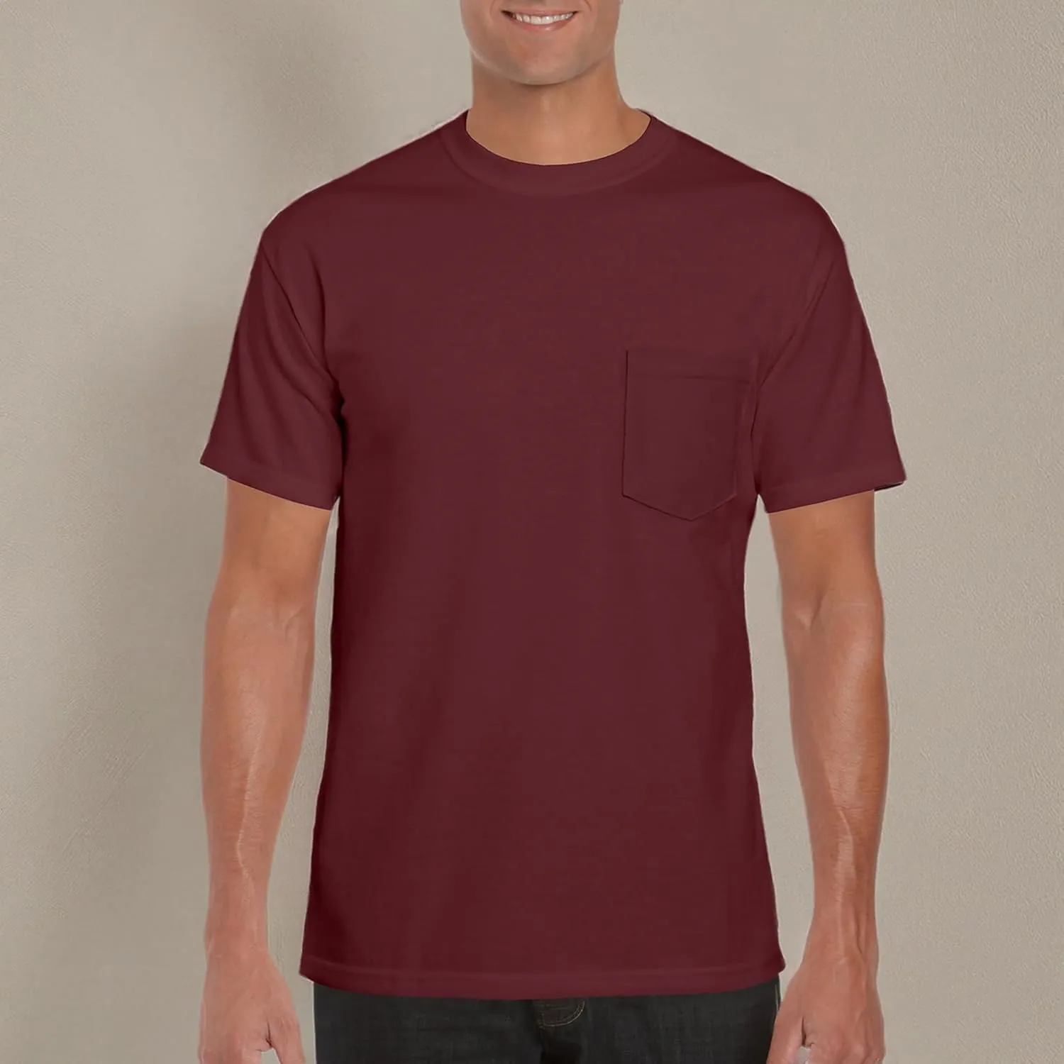 Gildan Adult DryBlend Workwear T-Shirts with Pocket, 2-Pack