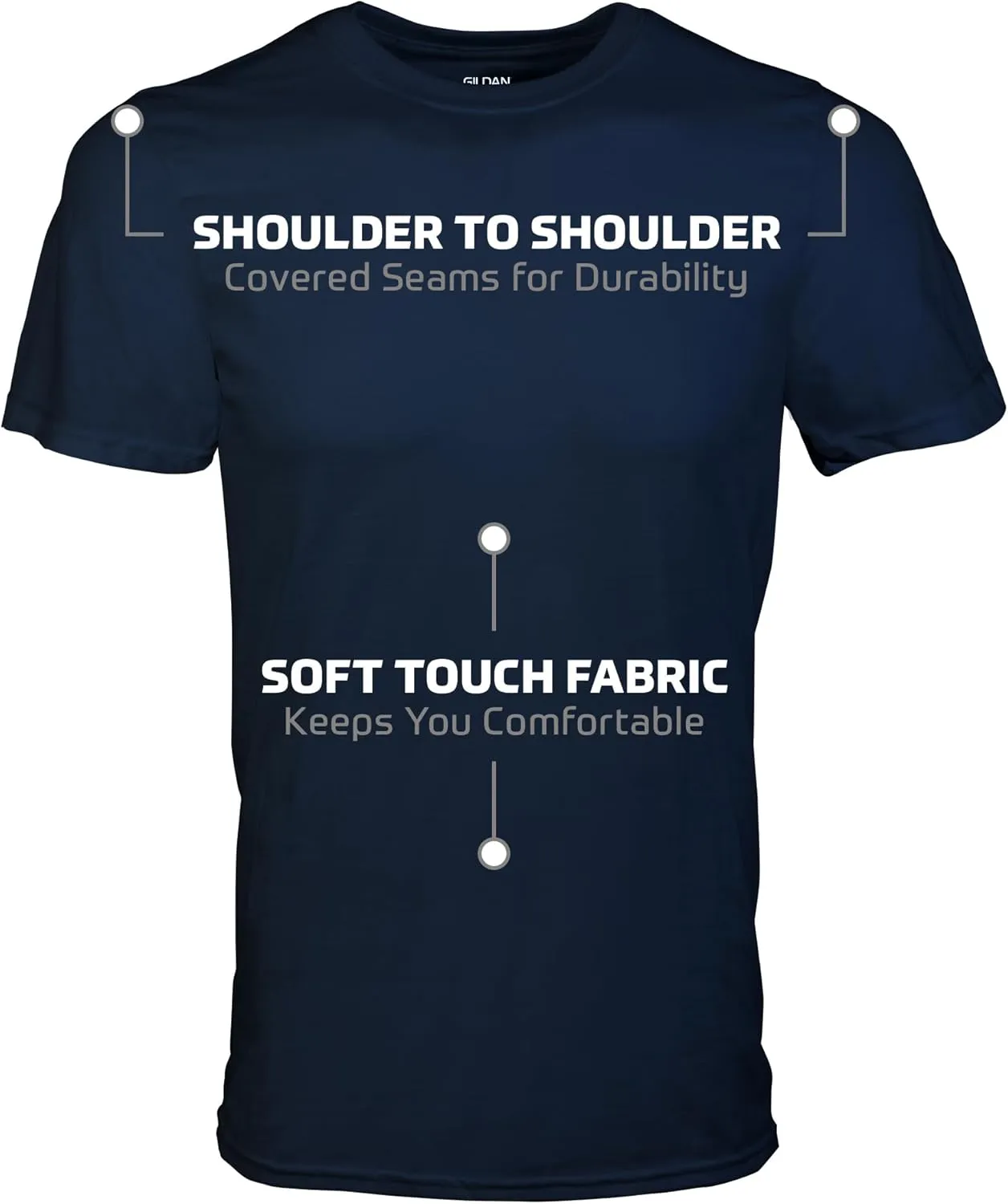 Gildan Men's Crew T-Shirts, Style G1100, Multipack