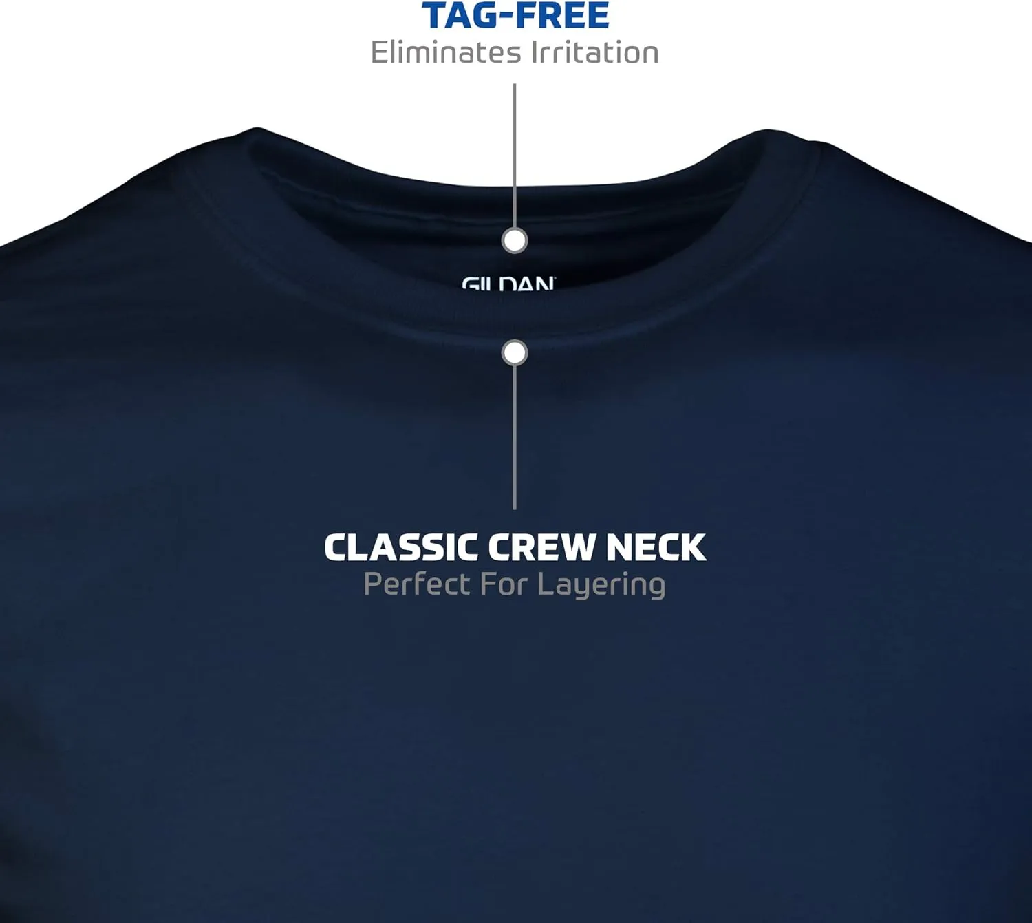 Gildan Men's Crew T-Shirts, Style G1100, Multipack