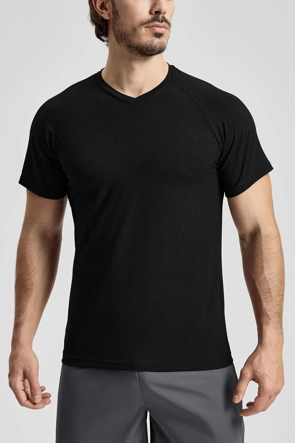 GYM REVOLUTION Men's Workout Gym Muscle Fitness Raglan Sleeve T Shirts