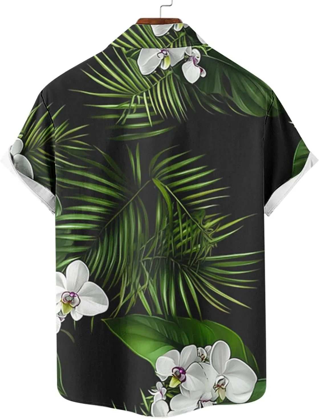 Hawaiian Shirts for Men Summer Beach Casual Short Sleeve Button Down Shirts Novelty Print Tropical Floral Tops