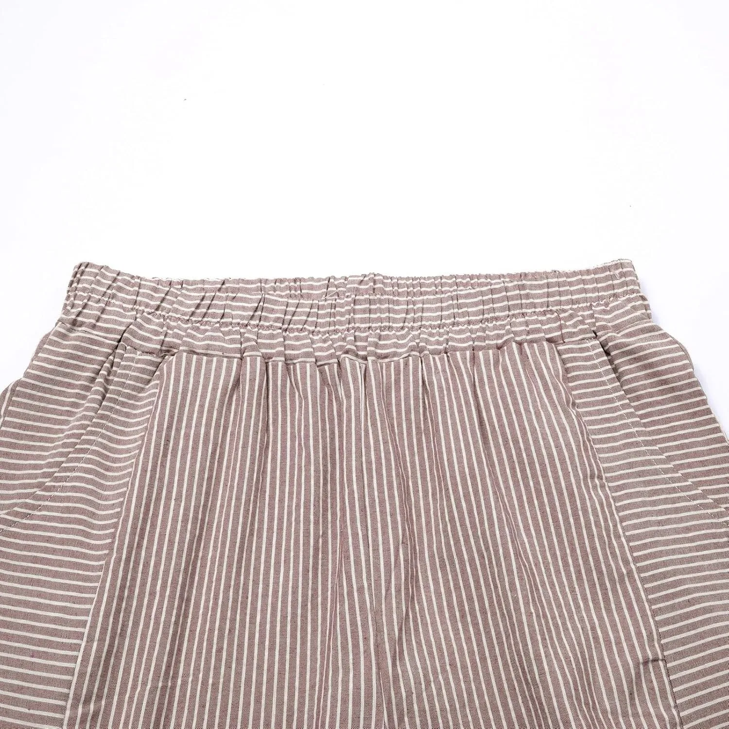 High Waisted Womens Linen Pants Summer High Waisted Wide Leg Casual Loose Palazzo Pants Lounge Beach Trousers with Pockets