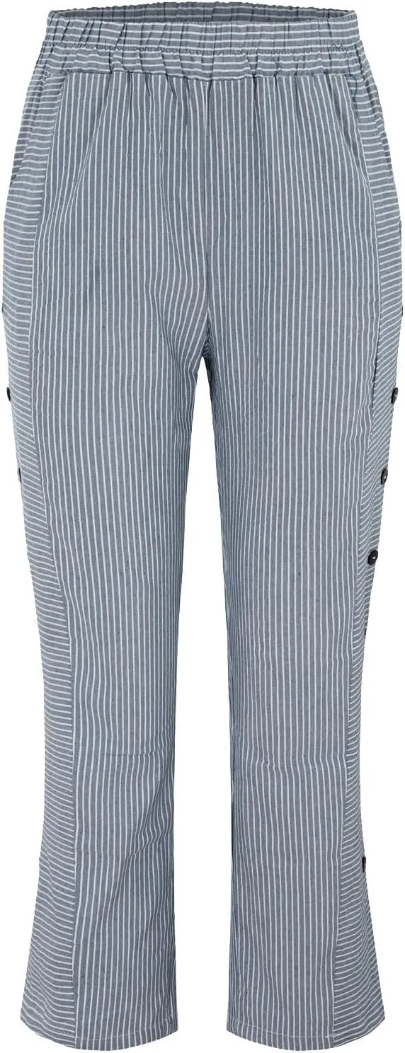 High Waisted Womens Linen Pants Summer High Waisted Wide Leg Casual Loose Palazzo Pants Lounge Beach Trousers with Pockets