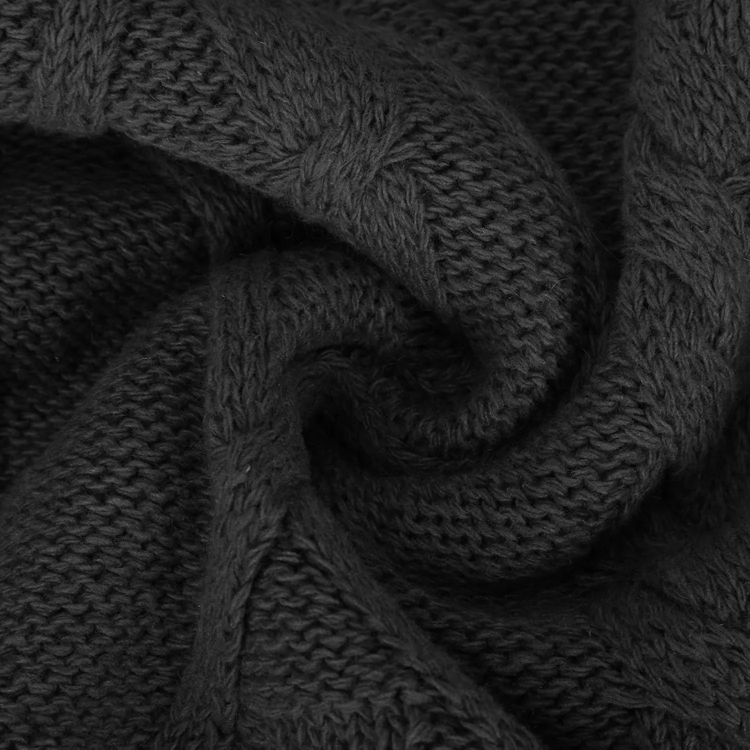 Hooded Cardigan Sweater for Women Fall Winter Cable Knit Sweater Coat Button Down Chunky Long Coats with Pocket