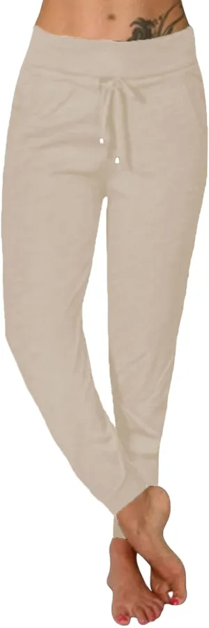 Jogger Pants for Women Lightweight Sweatpants Yoga Pants Drawstring Running Workout Athletic Lounge Pants with Pockets