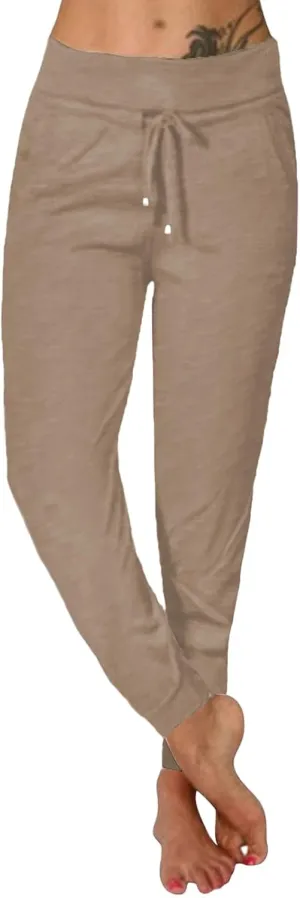 Jogger Pants for Women Lightweight Sweatpants Yoga Pants Drawstring Running Workout Athletic Lounge Pants with Pockets