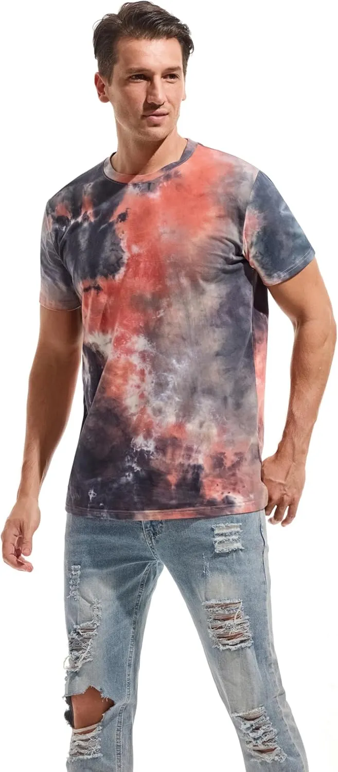 KLIEGOU Mens Hipster Hiphop Tees - Fashion Print T-Shirts