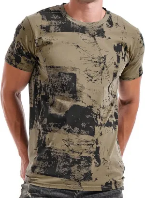 KLIEGOU Mens Hipster Hiphop Tees - Fashion Print T-Shirts