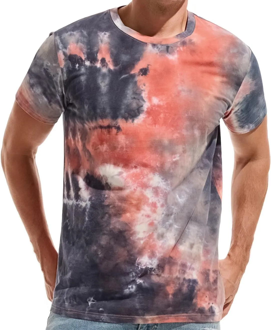 KLIEGOU Mens Hipster Hiphop Tees - Fashion Print T-Shirts