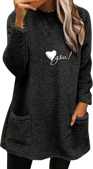 LCMTWX Womens 2023 Winter Fuzzy Fleece Jacket Fleece Thickening Plus Size Coat Jacket Solid Oversized Fuzzy Fleece Fluffy