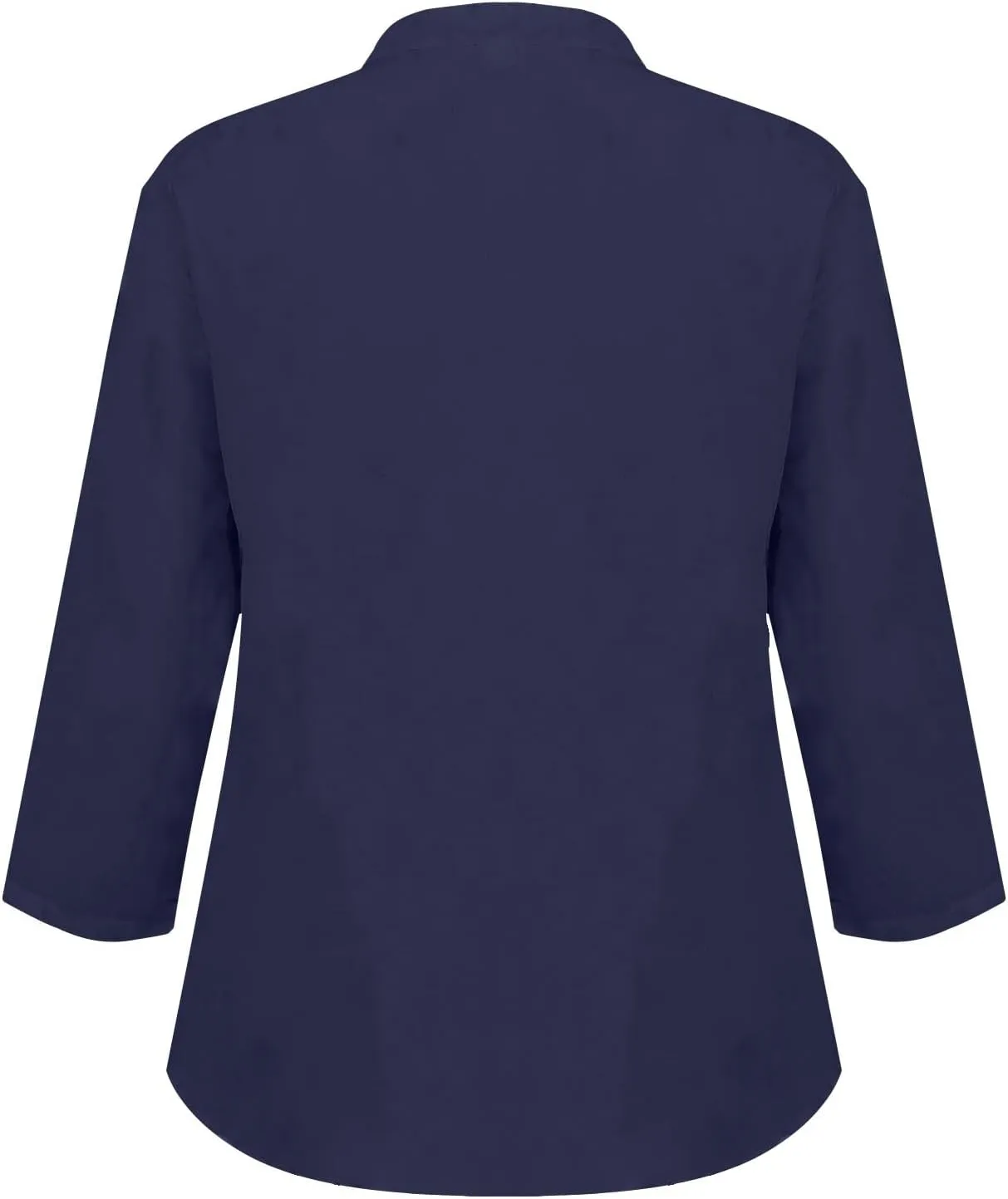 Linen Cotton Shirt Blouse Top for Women Casual Lightweight Loose Fit Summer Workwear Comfy Breathable Vacation Tees