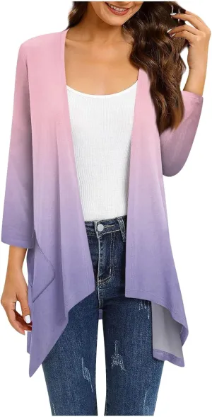 Long Cardigans for Women with Pockets Pretty Flowy Cardigan Sweaters for Women Casual Lightweight Fall Sweaters for Women