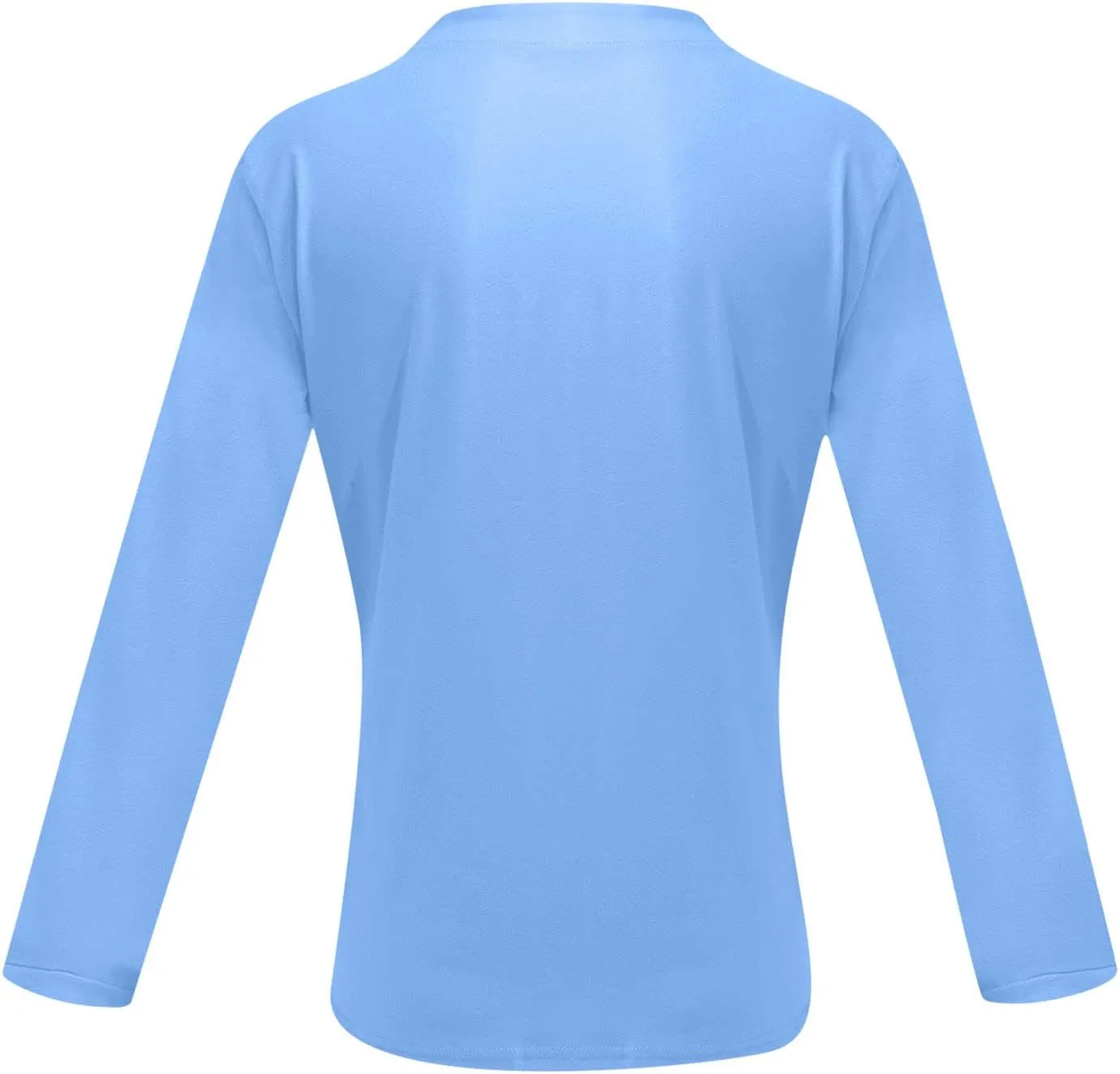 Long Sleeve T Shirt Men Big and Tall Oversized V Neck Fall Shirts Baggy Solid Shirts Big and Tall Fall Tshirts