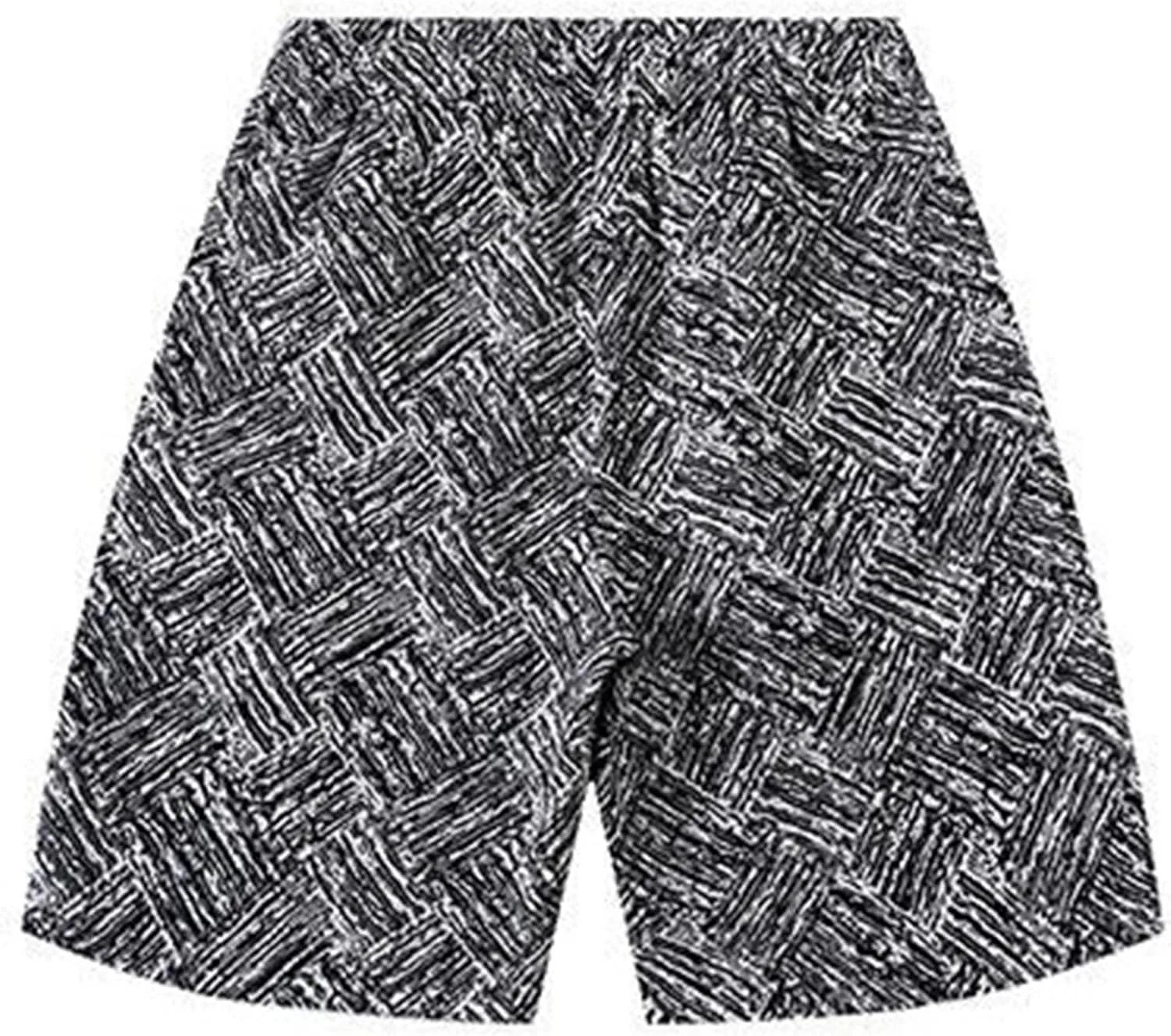 Lounge Shorts for Men Cotton Blend Elastic Waist Drawstring Chambray Casual Summer Shorts