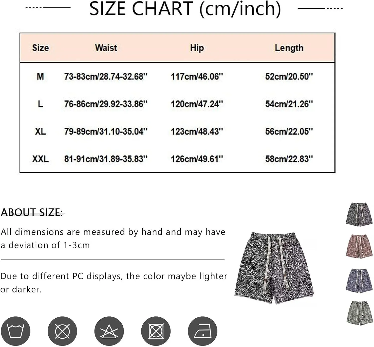 Lounge Shorts for Men Cotton Blend Elastic Waist Drawstring Chambray Casual Summer Shorts