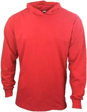 Men Construction Long Sleeve Work T Shirts with Hood