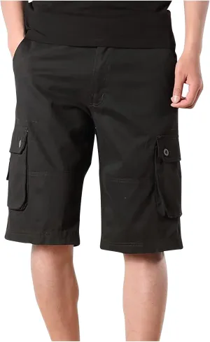 Men Workout Shorts Ultimate Comfort Linen Shorts with Pockets Causal Flat-Front Cargo Shorts Loose Tooling Shorts