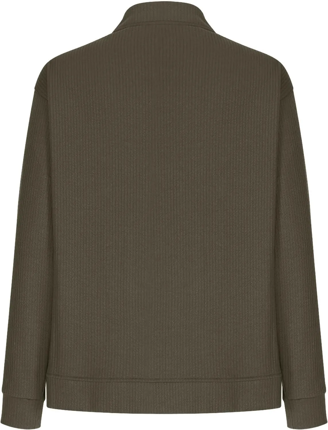 Men's 2024 Fall WinterCardigan Sweater Long Sleeve Casual V Neck Zip up Knitted Sweater V-Neck with Pockets