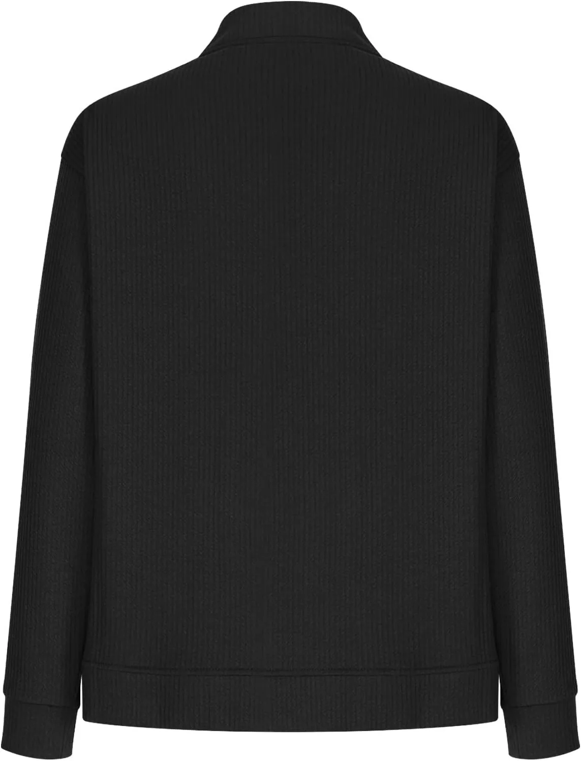 Men's 2024 Fall WinterCardigan Sweater Long Sleeve Casual V Neck Zip up Knitted Sweater V-Neck with Pockets